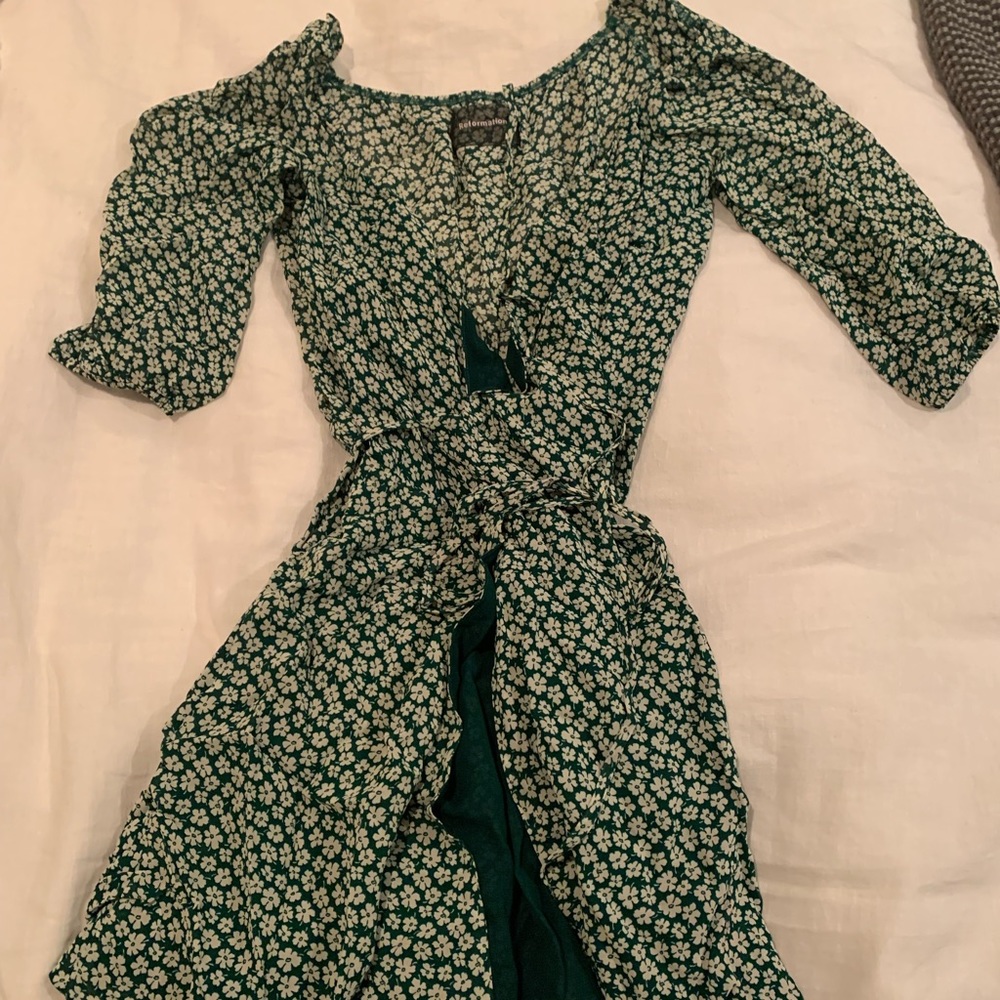 Reformation wrap dress